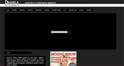 Desktop Screenshot of danielamodels.cz