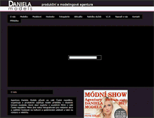 Tablet Screenshot of danielamodels.cz